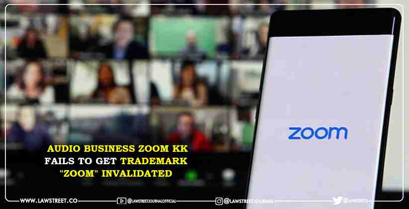  Audio Business Zoom KK fails to get trademark 