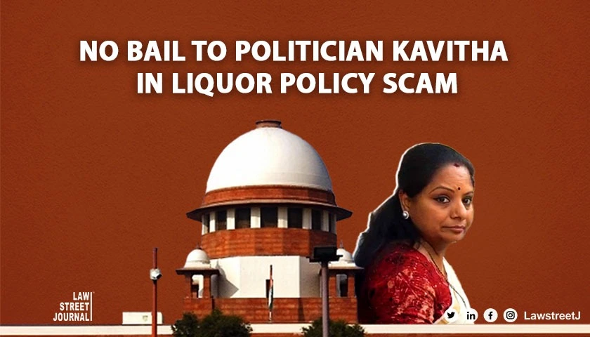Merely because you are politician cant bypass statutory remedies procedure SC refuses to consider bail by Kavitha