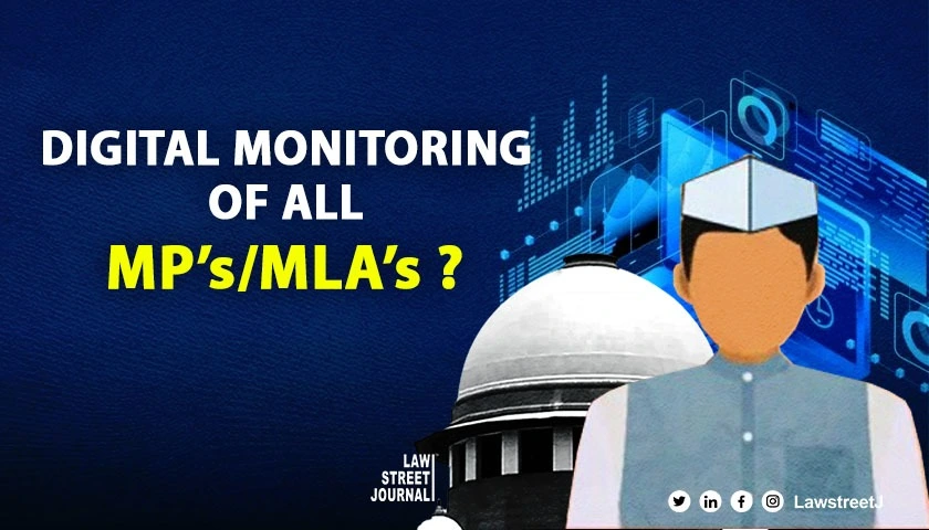 Cant put a chip on lawmakers SC dismisses PIL to digitally monitor all MPs MLAs
